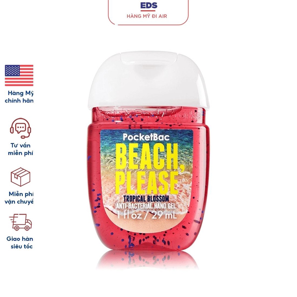 Gel rửa tay khô mini dưỡng ẩm diệt khuẩn Bath And Body Works - EDS Hàng Mỹ