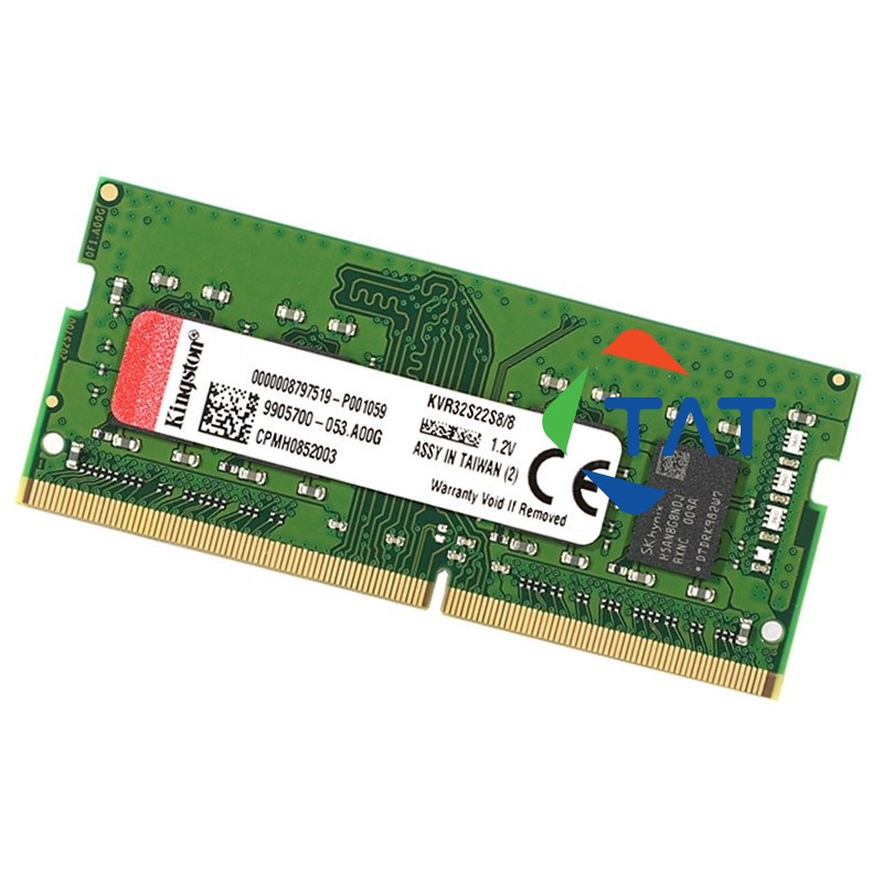 Ram Laptop Kingston 8GB DDR4 3200MHz KVR32S22S8/8 - Bảo hành 3 năm 1 đổi 1