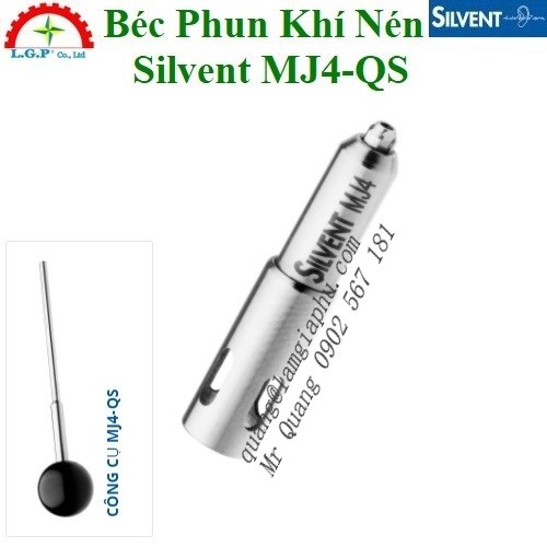 Silvent MJ4-QS - Béc Phun Khí Nén Silvent MJ4-QS siêu nhỏ Ø4