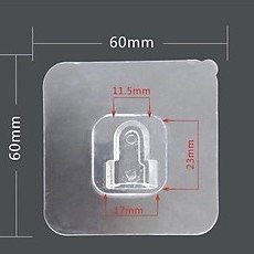 Miếng dán dự phòng chữ i dùng cọ toilet đám mây và các loại kệ nhà bếp kệ nhà tắm