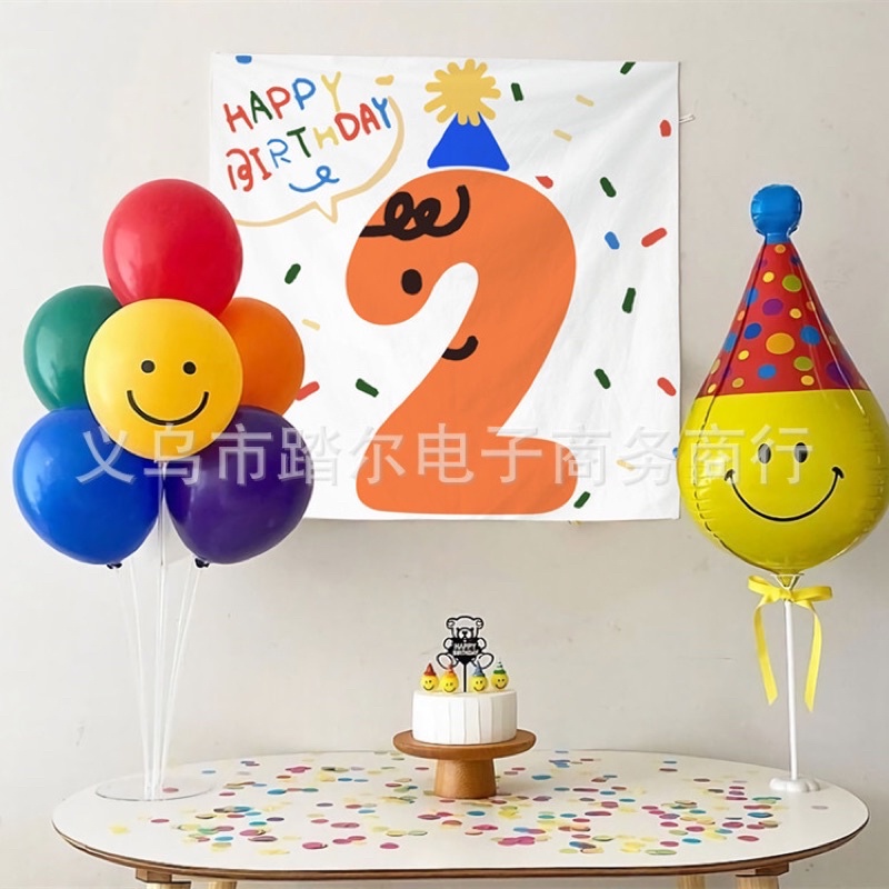 Phông Nền In Số Tuổi Trang Trí Sinh Nhật - Yori Party