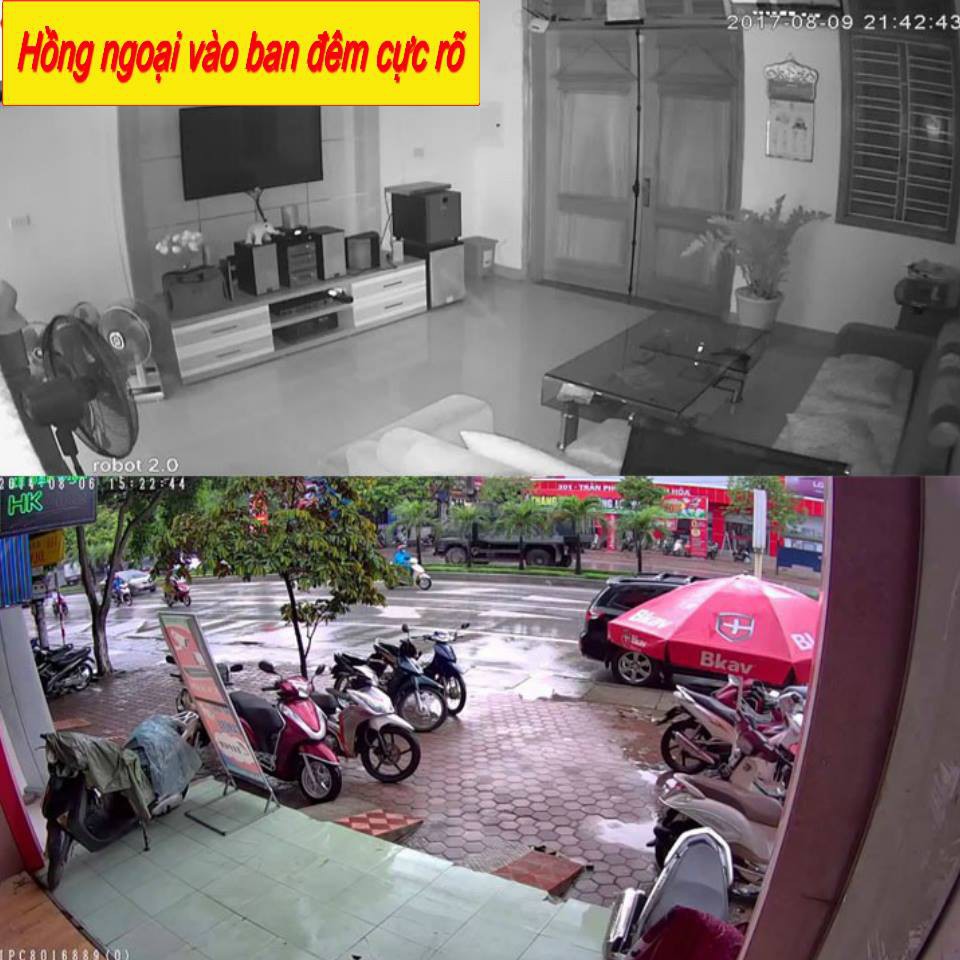 Camera 3 Râu Dùng Phần Mềm Yoosee Xoay 360 Độ Bắt Wifi Cực Khỏe