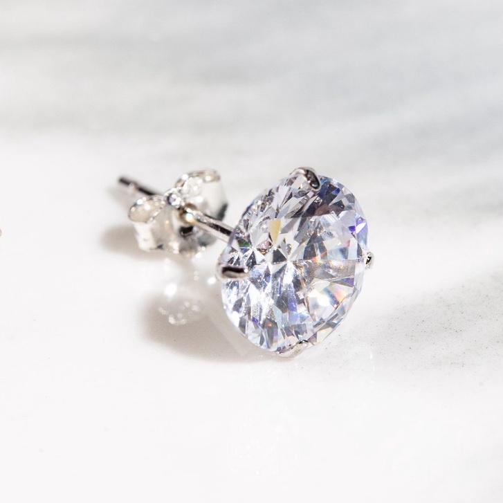 Khuyên bạc nụ đá bạc, vàng trẻ trung , cá tính | TRANG SỨC BẠC ACCESSORIES