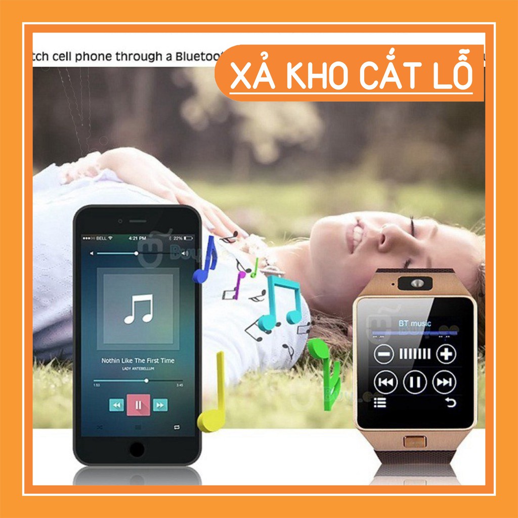 Đồng Hồ Thông Minh Smart Watch Uwatch DZ09 Tiếng việt thumbnail