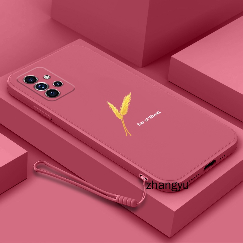 Ốp lưng Samsung a32 a52 a72 4G 5g silicone TPU vàng lúa mạch trường hợp điện thoại Samsung a32 a52 a72 4G 5g