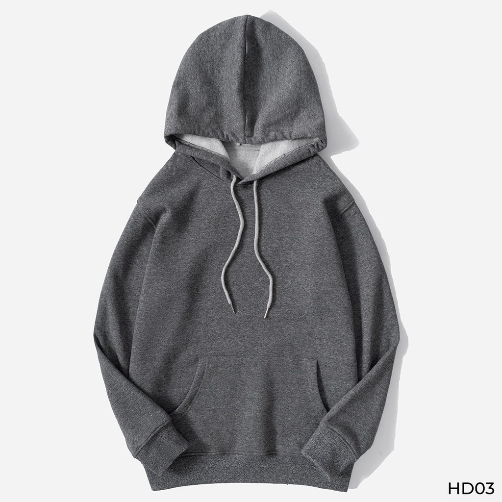Áo Hoodie Trơn Thiết Kế Năng Động 7 Màu Thời Trang Cao Cấp VICERO