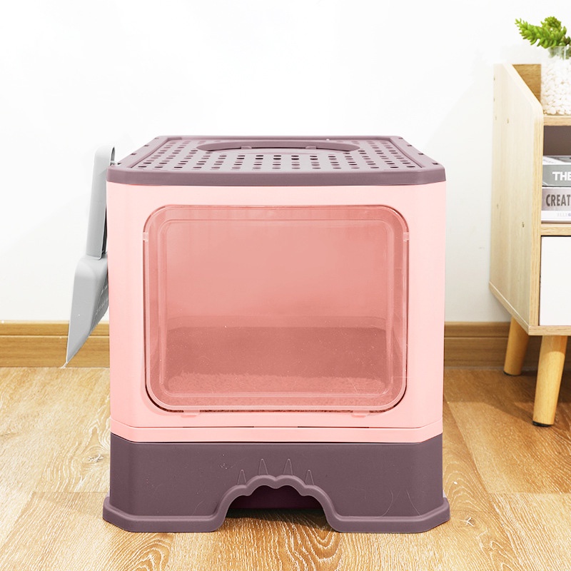 Nhà Vệ Sinh Cho Mèo 2 Cửa 50x35x38cm NV5358 MiaoCat