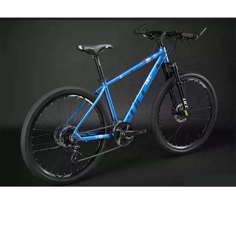 Xe đạp UCC Blade 27.5, Khung sườn hợp kim nhôm ALLUXX 6061 size17, Bộ truyền động Shimano Tourney TX 24speed, Màu XDương