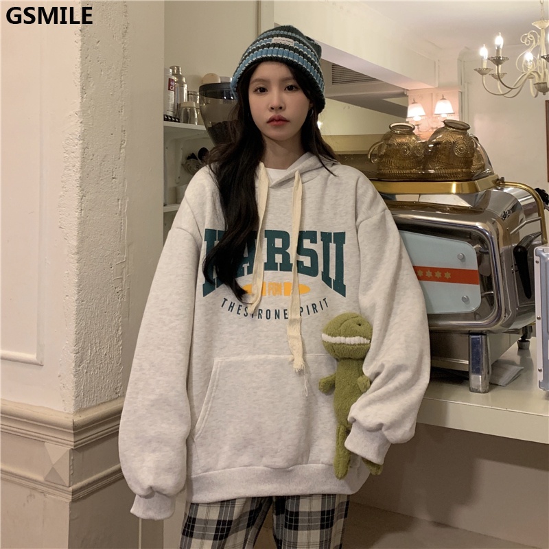 Áo Khoác Hoodie Lông Cừu Thời Trang Thu Đông Unisex