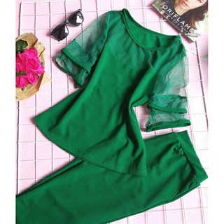 ĐỒ BỘ CÁT HÀN PHỐI LƯỚI SIZE ĐẠI