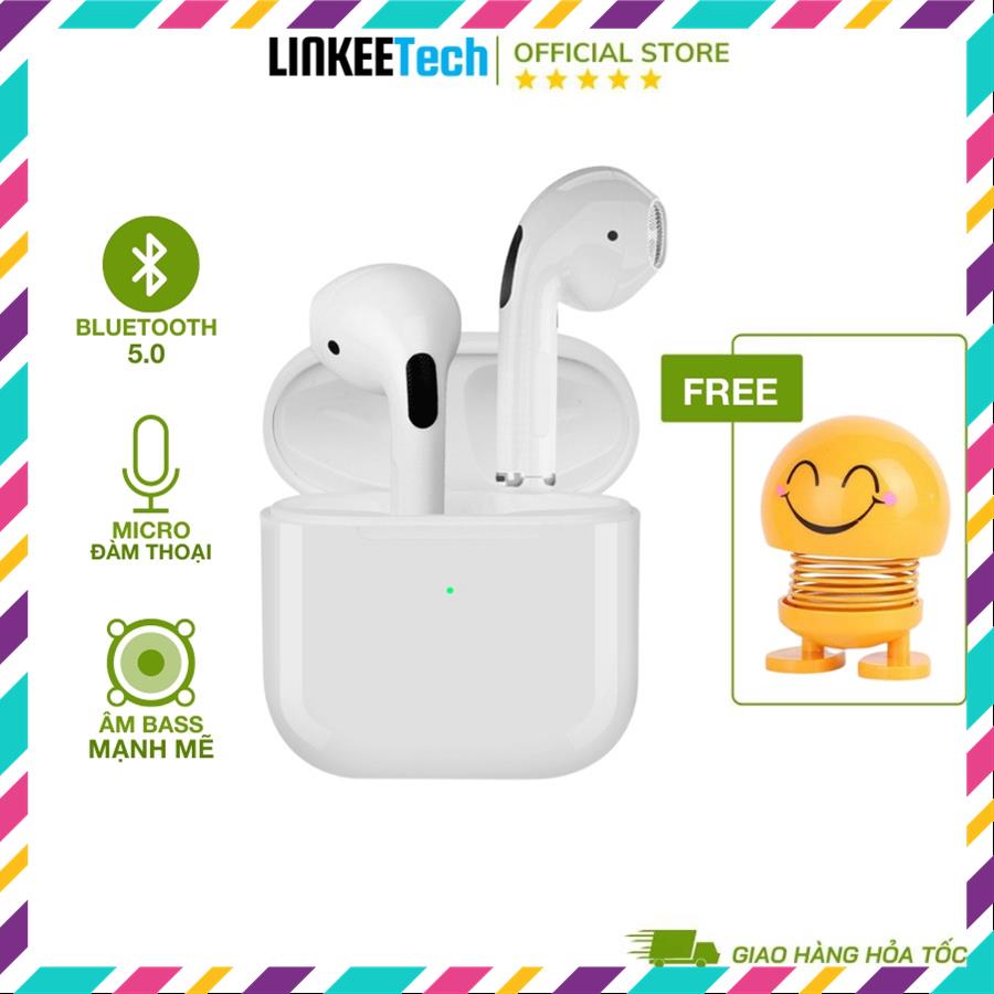 Tai Nghe Bluetooth LinkeeTech P4 Cảm Ứng Thông Minh Chơi Nhạc Đến 12H Hàng Chính Hãng Bảo Hành 12 Tháng MSP36439
