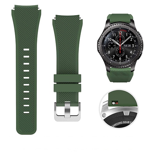 Dây đeo silicon thay thế cho đồng hồ thông minh Samsung Gear S3