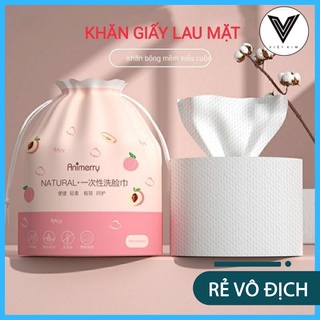 Khăn mặt khô animerry dùng 1 lần, khăn lau mặt, cuộn tẩy trang