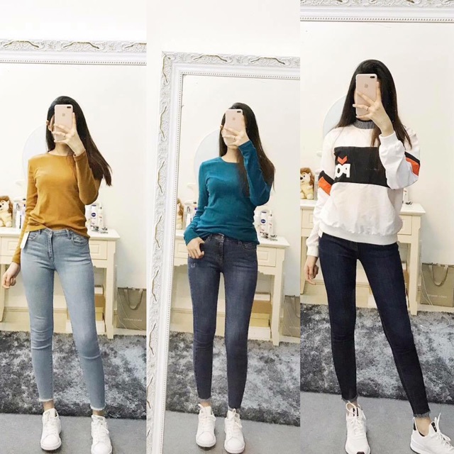 Quần Jean Skinny Lai Tua Quần Bò Siêu Hot [ẢNH THẬT ] | BigBuy360 - bigbuy360.vn