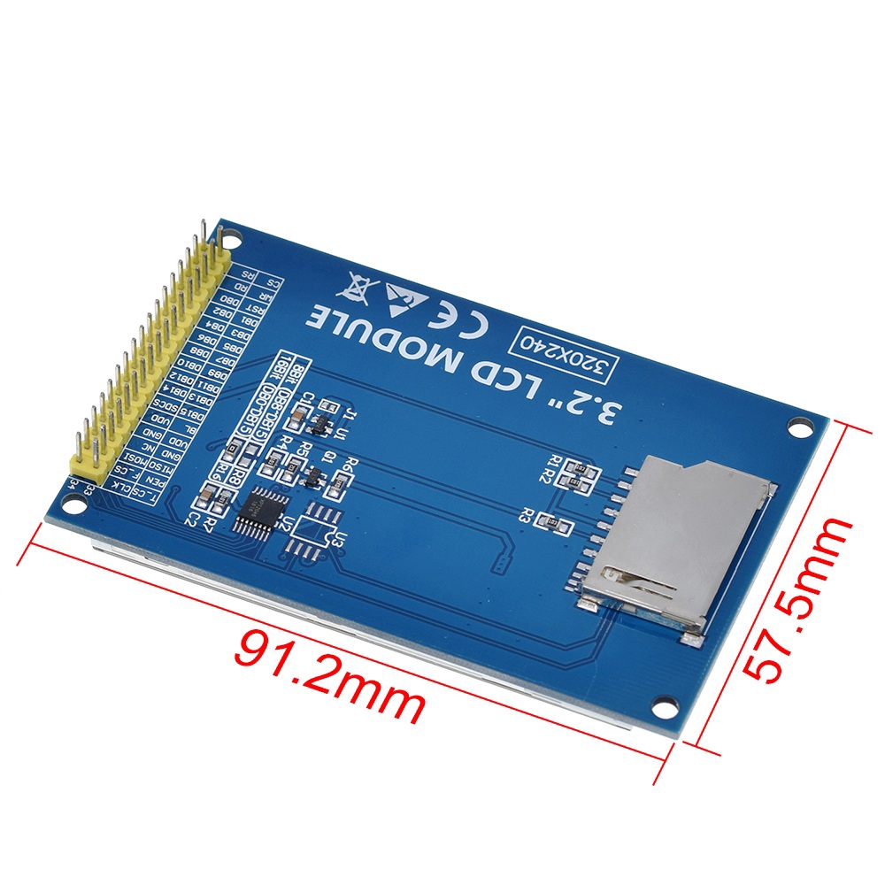 Mô Đun Màn Hình Cảm Ứng Lcd Tft 3.2 Inch Hd 320x240 Ili9341 Cho Arduino 3.2 '' 320240 240x320 240320 2560