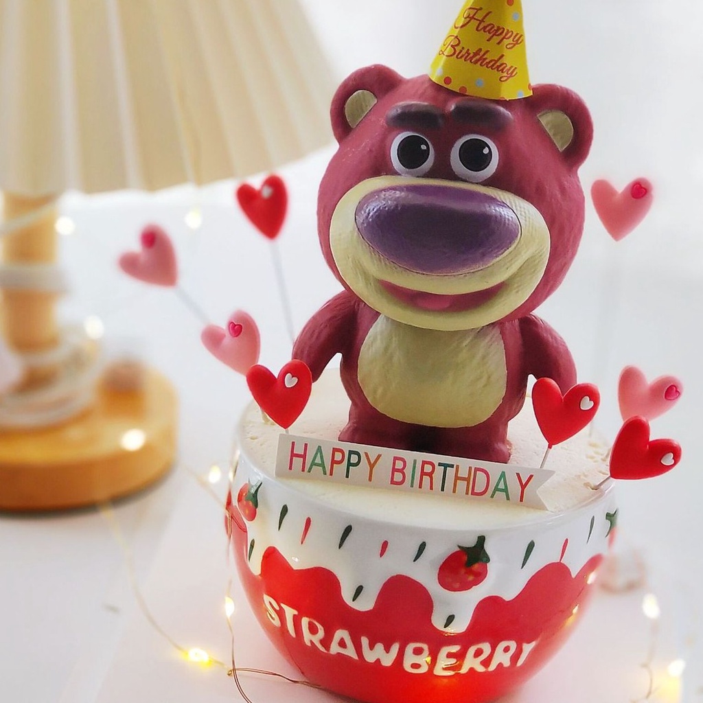 Gấu Bông Tráng Miệng Dễ Thương Để Bàn Trang Trí