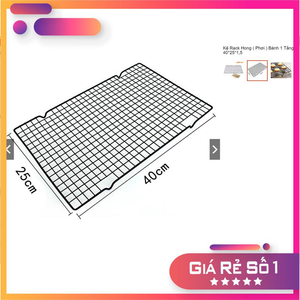 RACK HONG BÁNH 1 TẦNG  KT 40x25 cm