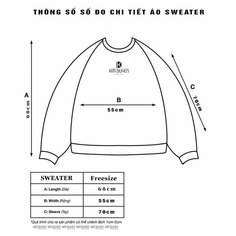 Áo Sweater In Chữ HOPE Áo Sweater Tay Bồng Chất Nỉ Ngoại Dày Dặn Form Rộng Freesize Unisex Ảnh Thật | BigBuy360 - bigbuy360.vn