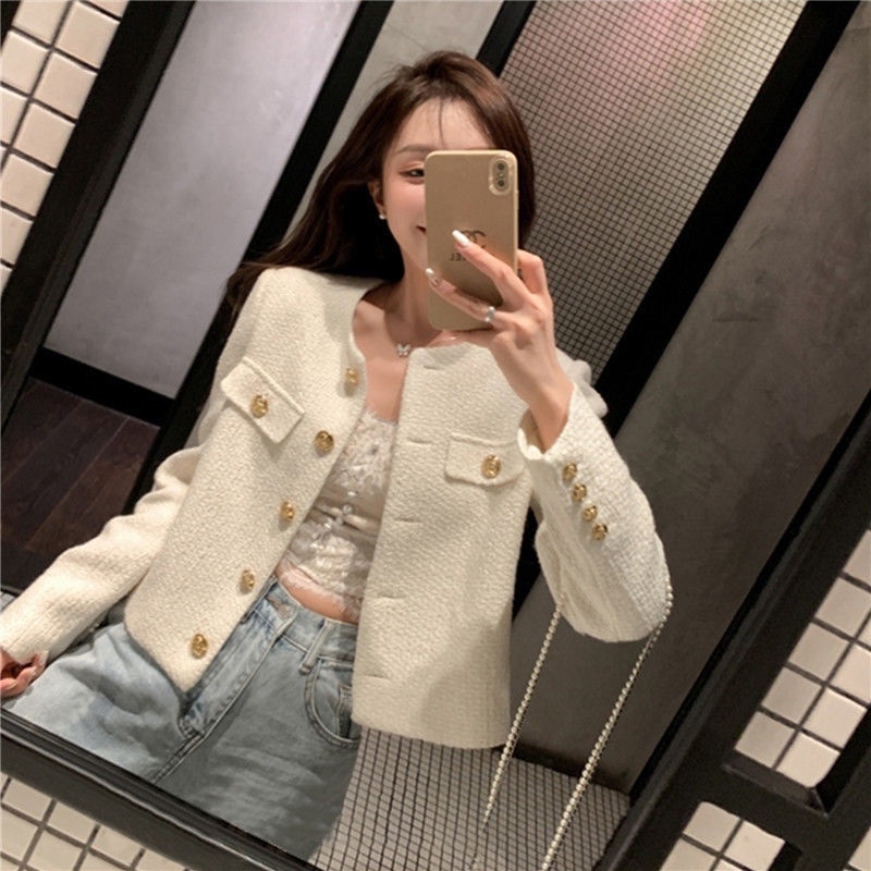 Áo Khoác Nữ Tay Dài Họa Tiết Caro Phong Cách Hàn Quốc Thời Trang