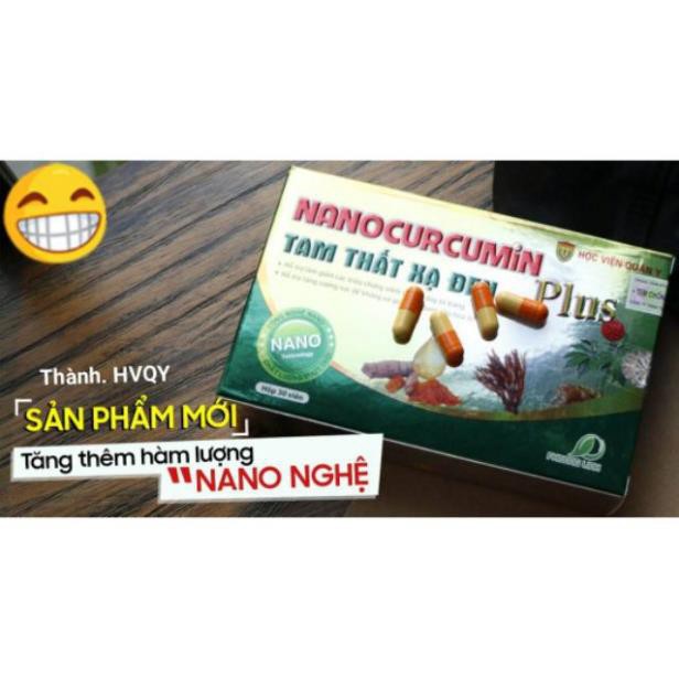 Nano Curcumin Tam Thất Xạ Đen Plus - Học viện Quân Y