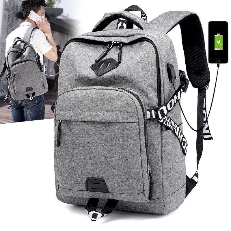 Ba lô vải bố thời trang cho nam và nữ KI904