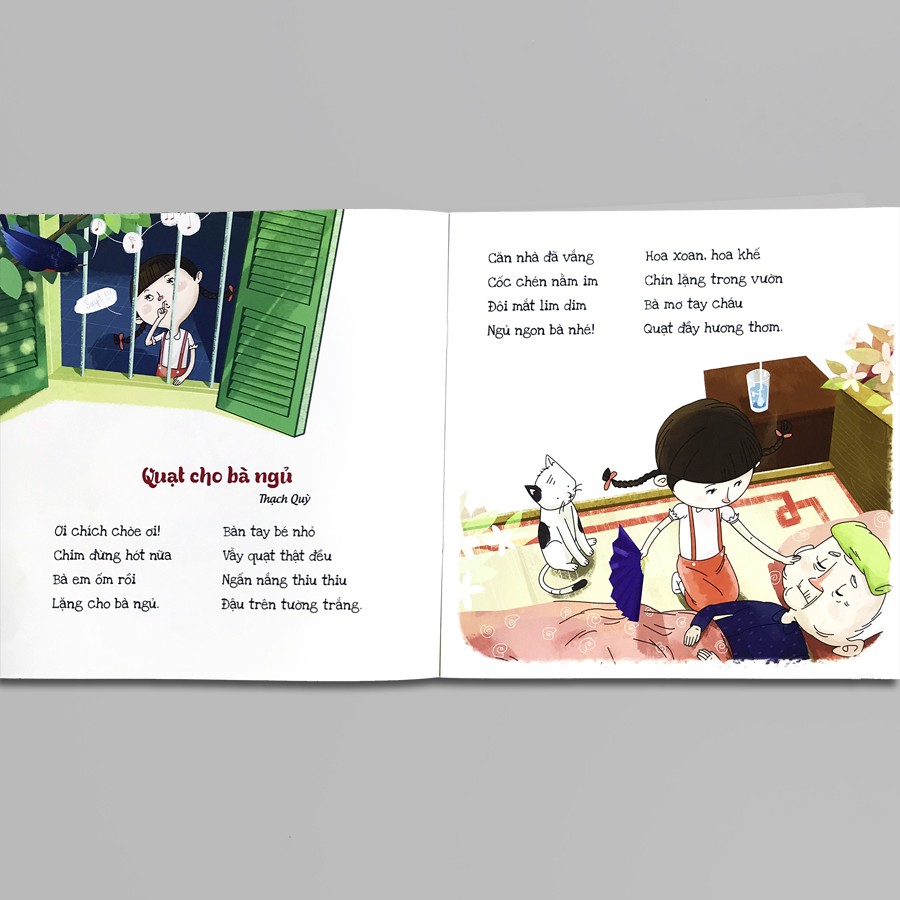 Sách - Chủ Đề: Gia Đình - Tủ Sách: Bài Thơ - Bài Hát - Câu Đố Dành Cho Bé | BigBuy360 - bigbuy360.vn