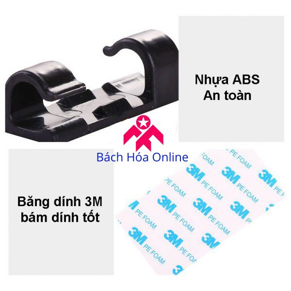 Vỉ 20 nút giữ kẹp dây điện tiện lợi | BigBuy360 - bigbuy360.vn