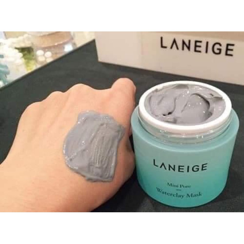 Mặt Nạ Đất Sét Kiểm Soát Dầu Sạch Sâu Thu Nhỏ Lỗ Chân Lông Laneige Mini Pore Waterclay Mask 25ml