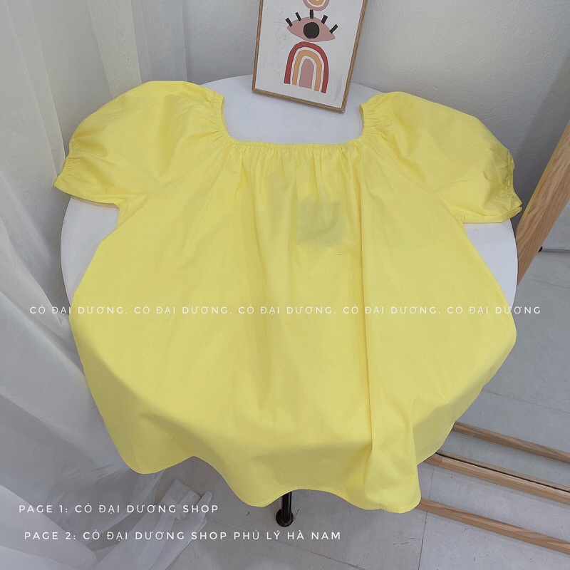 áo trễ vai hoa và trơn