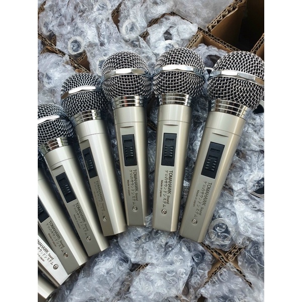 Micro có dây cao cấp TOMAHAWK - hàng nhật bãi  - chống hú , hút mic - mới 99%
