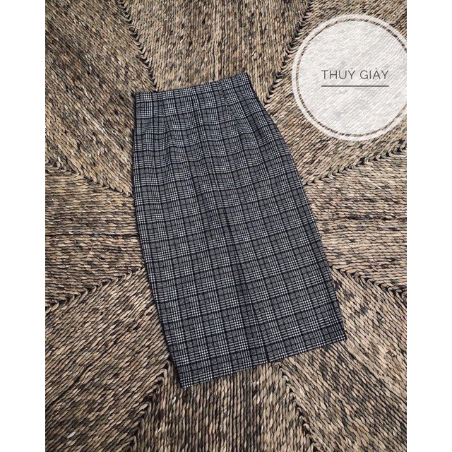 [SIÊU RẺ] [HÀNG THIẾT KẾ] CHÂN VÁY KẺ BÚT CHÌ CV001 | BigBuy360 - bigbuy360.vn