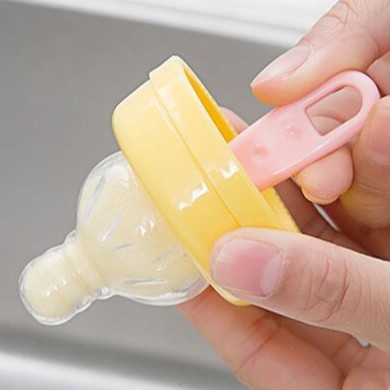 Dụng cụ cọ rửa chai lọ, bình sữa mút xốp đủ màu Hàng Nhật chính hãng