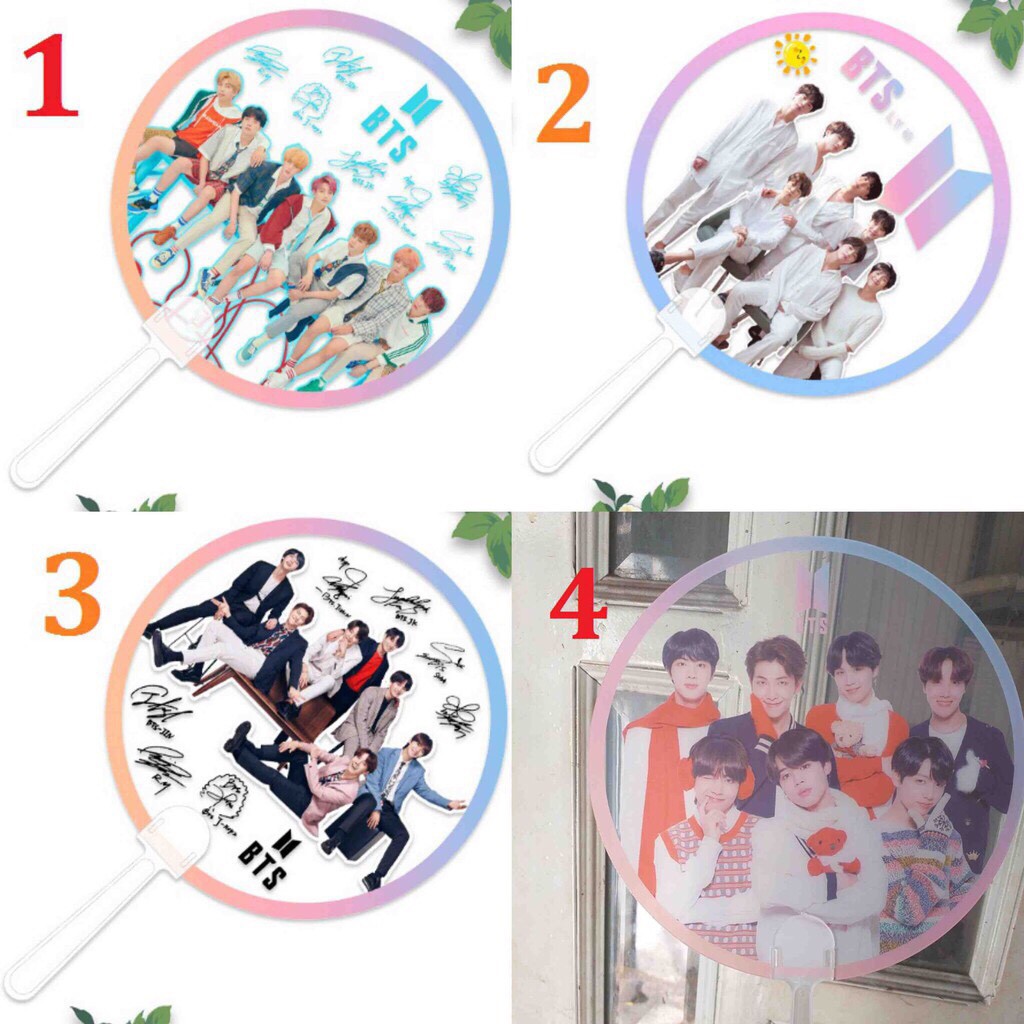 Quạt Cầm Tay BTS Mẫu 2019