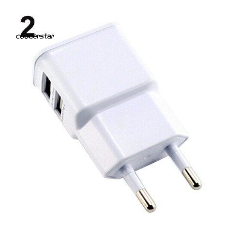 Củ sạc 2 cổng Usb 5v 2a thích hợp cho Iphone Samsung Ipad Ipod
