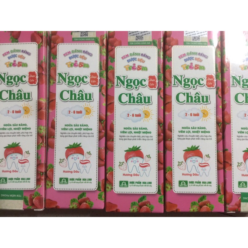 KEM ĐÁNH RĂNG TRẺ EM NGỌC CHÂU