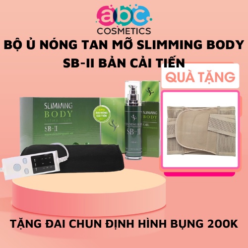 Bộ ủ nóng tan mỡ bụng đùi Slimming body thải mỡ thừa thon gọn eo ABC Cosmertics