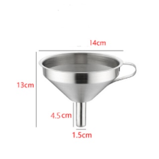 Phễu rót bột inox 304, quặng đong 304, có lưới lọc