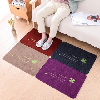 THẢM LAU CHÂN HÌNH CỎ 4 LÁ 40X60CM