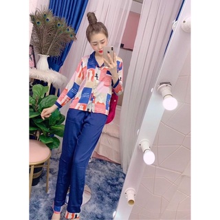 Bộ pijama lụa mango satin