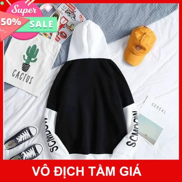 Freeship Hàng Cao Cấp Áo Hoodie Nón Chui Trùm Đầu Nữ Chất Vải Nỉ Poly Unisex Nam Nữ 1885 WAH017NODE - Eimistore