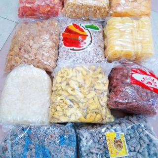 Sale đồng giá 60k hũ 500g trái cây sấy dẻo thái lan