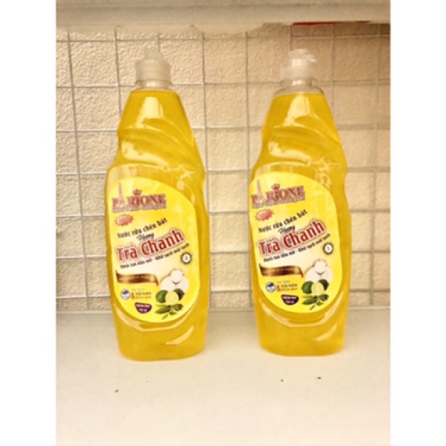NƯỚC RỬA CHÉN BÁT PARIONE HƯƠNG TRÀ CHANH 725ml SIÊU SẠCH,SIÊU THƠM