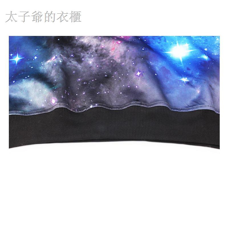 Áo Hoodie Thể Thao Nam In Hình Vũ Trụ Galaxy 3d