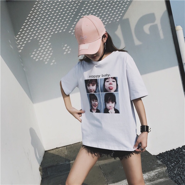 [HÌNH THẬT] Áo thun nữ cotton cổ tròn ngắn tay siêu chất | BigBuy360 - bigbuy360.vn