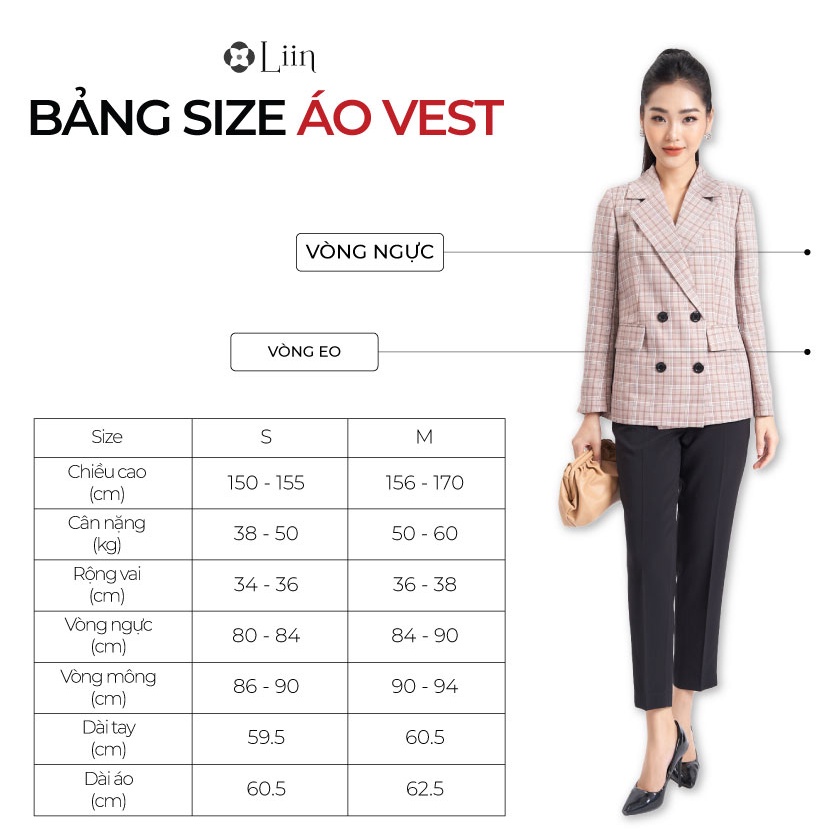 LIIN - Áo vest nữ be dáng ngắn croptop sang trọng LINBI V5355