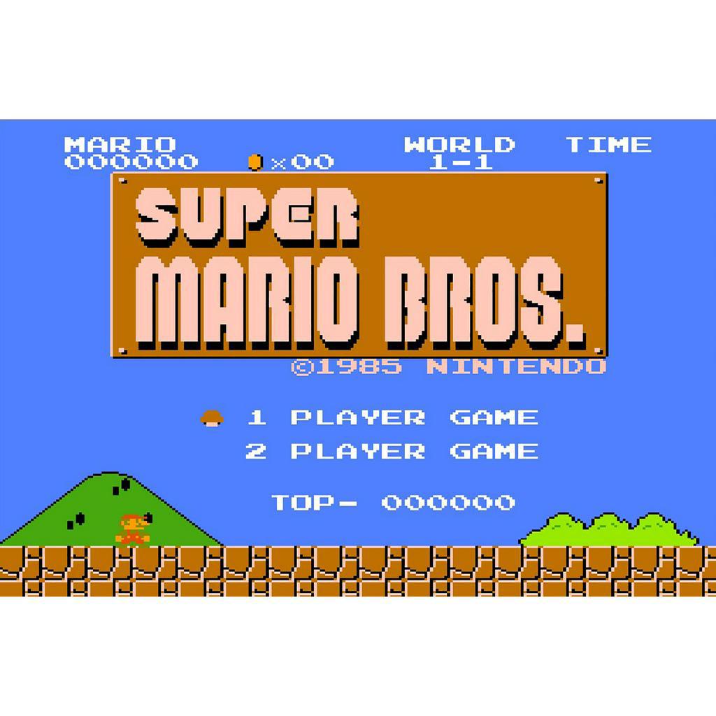 Băng gốc famicom Super mario bros và hộp đựng chính gốc