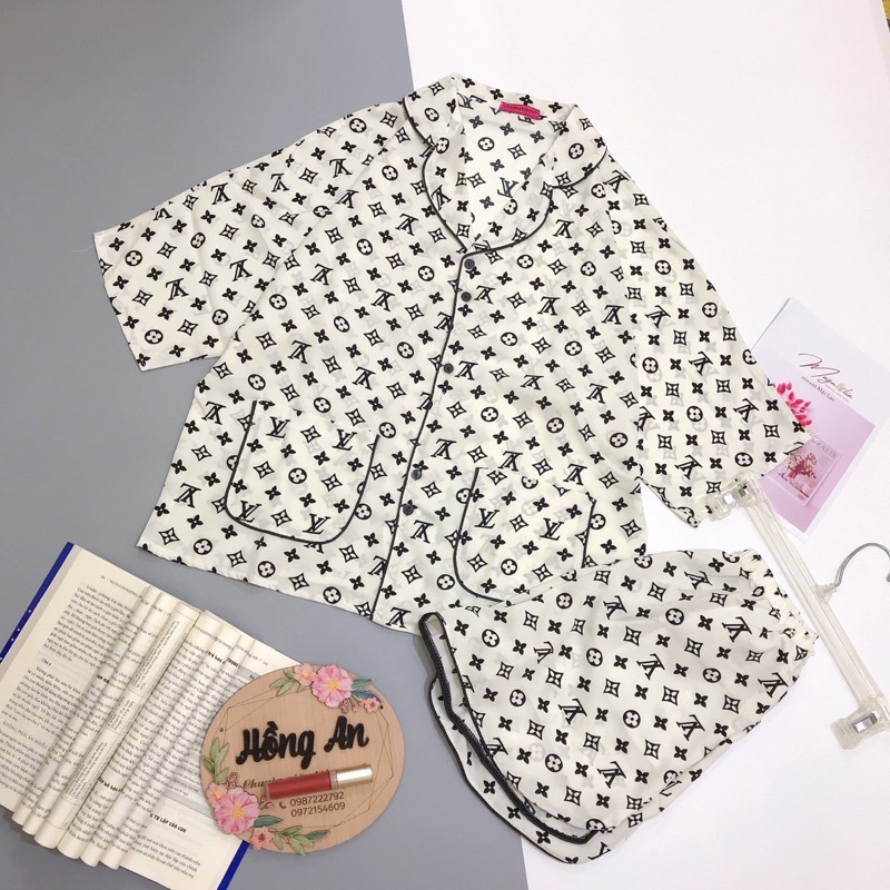 (NHIỀU MẪU) Bộ Lụa Mai Ngo Quần Đùi cánh dơi Bộ Pijama Lụa Cộc cao cấp hoạ tiết sang trọng(MÁT MỊN) (ẢNH VIDEO THẬT)