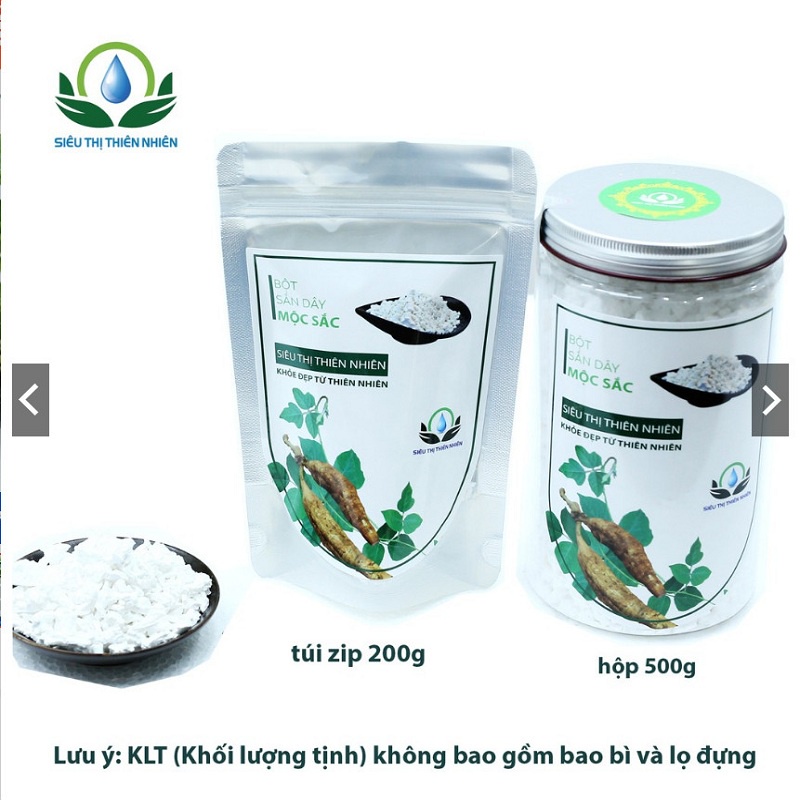 Bột Sắn Dây Nguyên Chất | Bột Sắn Dây MỘC SẮC 500gr [Organic]