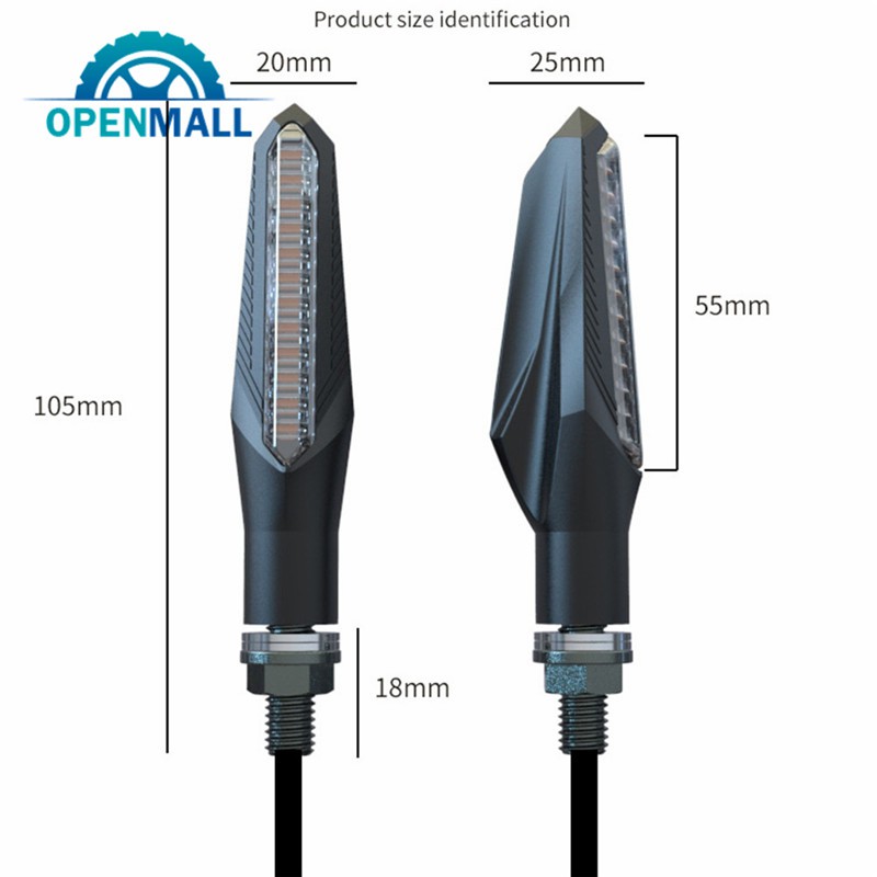 Set 2 đèn LED tín hiệu cho xe mô tô