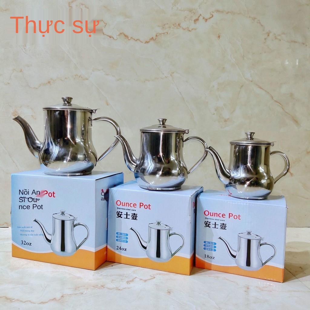 Nồi dầu gia dụng bằng thép không gỉ chai nước tương nhà hàng Snack bar sốt và giấm vị bếp cung cấp lon